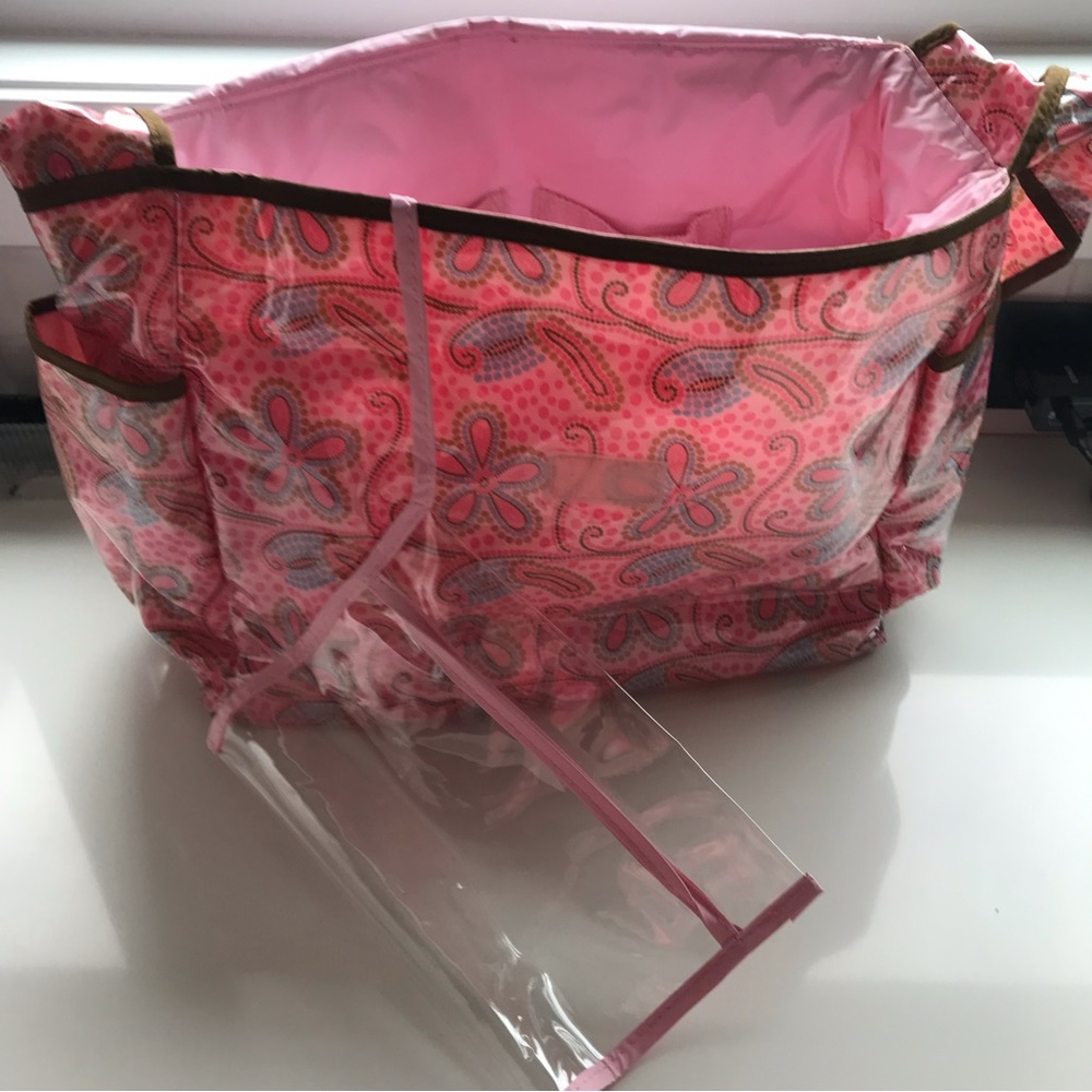 Pink Floral Pattern Shoulder Bag - Picture 6 of 15